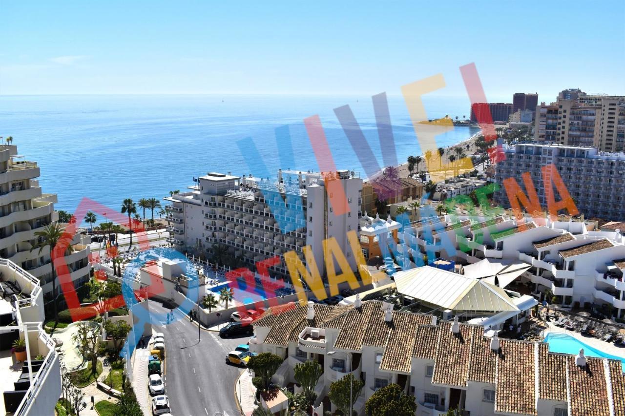 Vive Benal Beach 423, Primera Linea De Playa, Parque Acuatico Benalmadena Luaran gambar